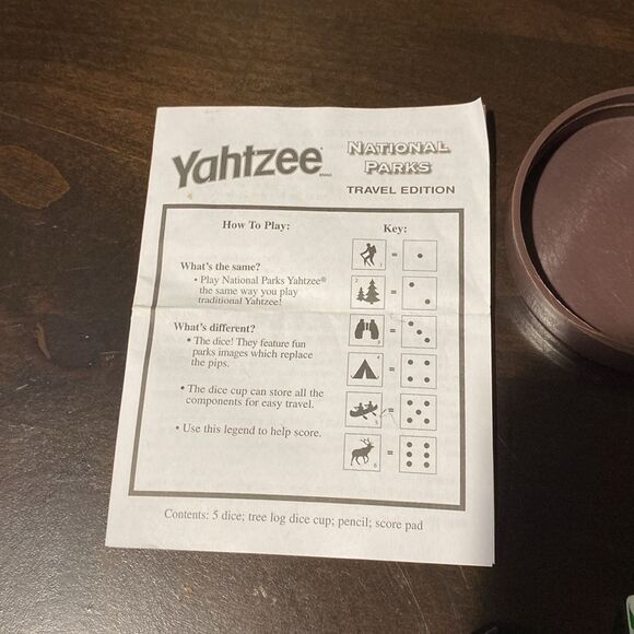 Yahtzee National Parks Travel Edition - Picture 2 of 3